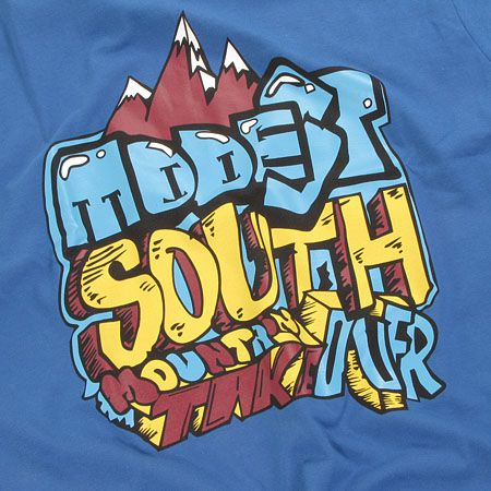 T-Shirt Modest South Wear Mountain Take Over (r.blue)