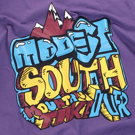 T-Shirt Modest South Wear Mountain Take Over (purple)