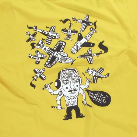 T-Shirt Malita Air Port (yellow)
