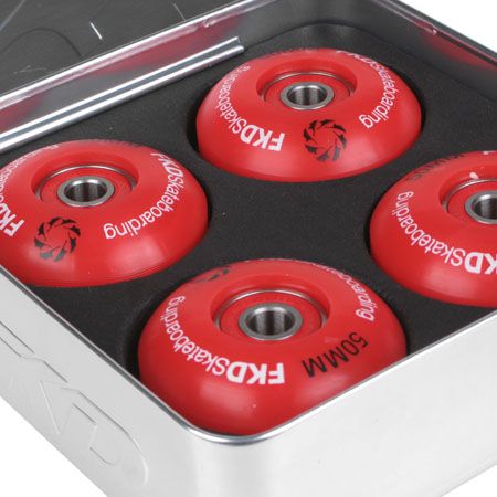 Kółka z łożyskami FKD 03 50mm/ABEC5 (red)