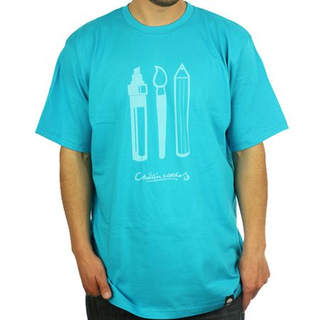 T-Shirt Chillin Marker (turkusowy)