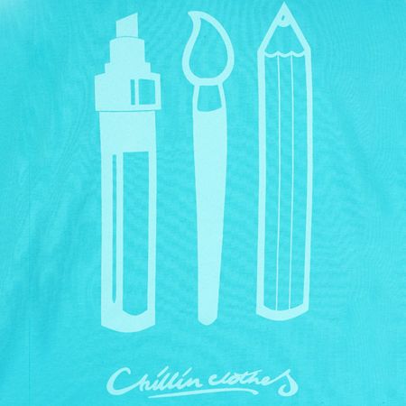 T-Shirt Chillin Marker (turkusowy)