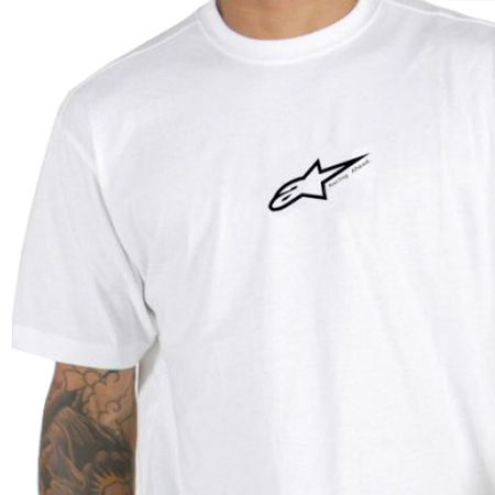 T-Shirt Alpinestars Logo Astar (biały)