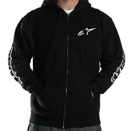 Bluza z kapturem Alpinestars Spelled Out Fleece (czarny)