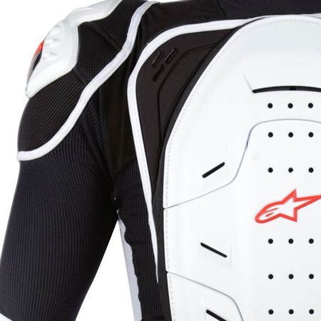 Męski Zbroja Alpinestars MTB Bionic Jacket (biały)