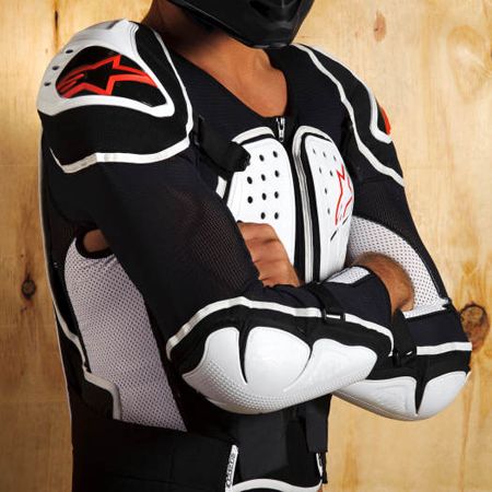 Męski Zbroja Alpinestars MTB Bionic Jacket (biały)