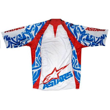Koszulka Alpinestars Gravity 3/4 Jersey (biały/niebieski)