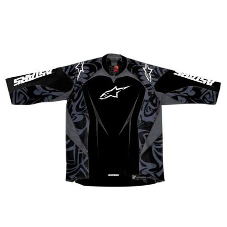 Koszulka Alpinestars Gravity 3/4 Jersey (czarny/szary/czarny)