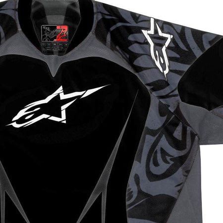 Koszulka Alpinestars Gravity 3/4 Jersey (czarny/szary/czarny)