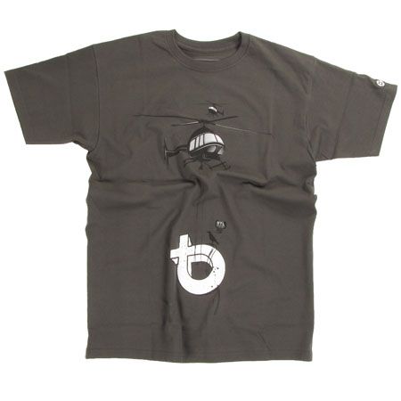 T-Shirt BTL Helicopter (grafitowy)