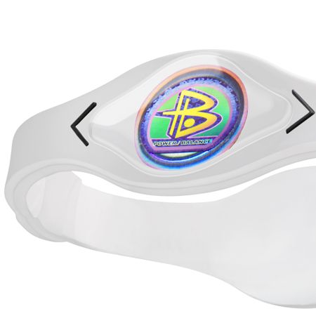 Opaska z hologramem Power Balance Sil (white/black)
