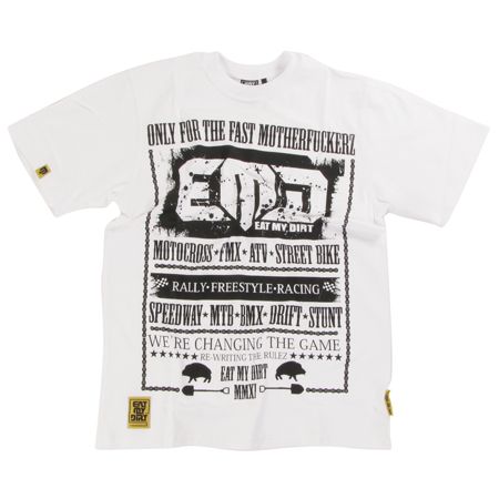 T-Shirt Eat My Dirt For Fast (white)