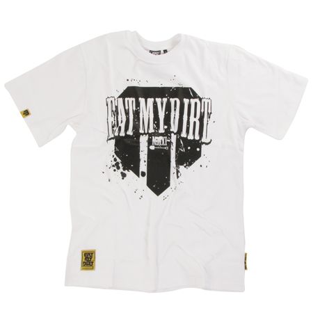 T-ShirtEat My Dirt Patch (white)