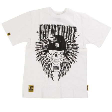 T-Shirt Eat My Dirt Skullwings (white)