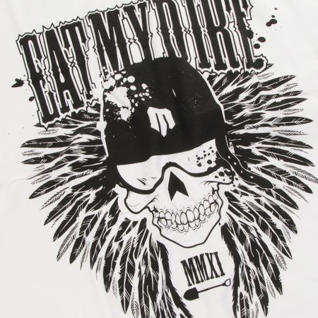 T-Shirt Eat My Dirt Skullwings (white)