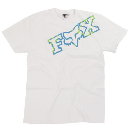 T-Shirt Fox Misaligned Tee Mn (white)