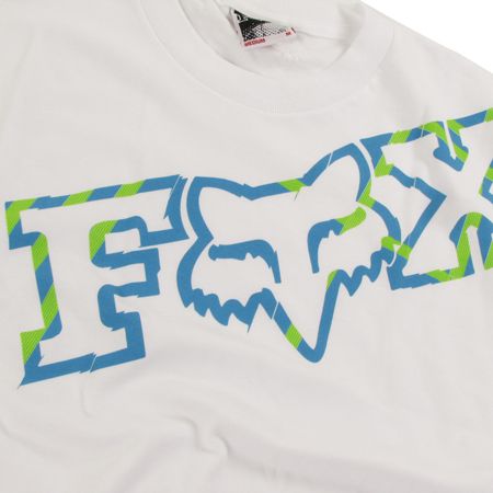 T-Shirt Fox Misaligned Tee Mn (white)