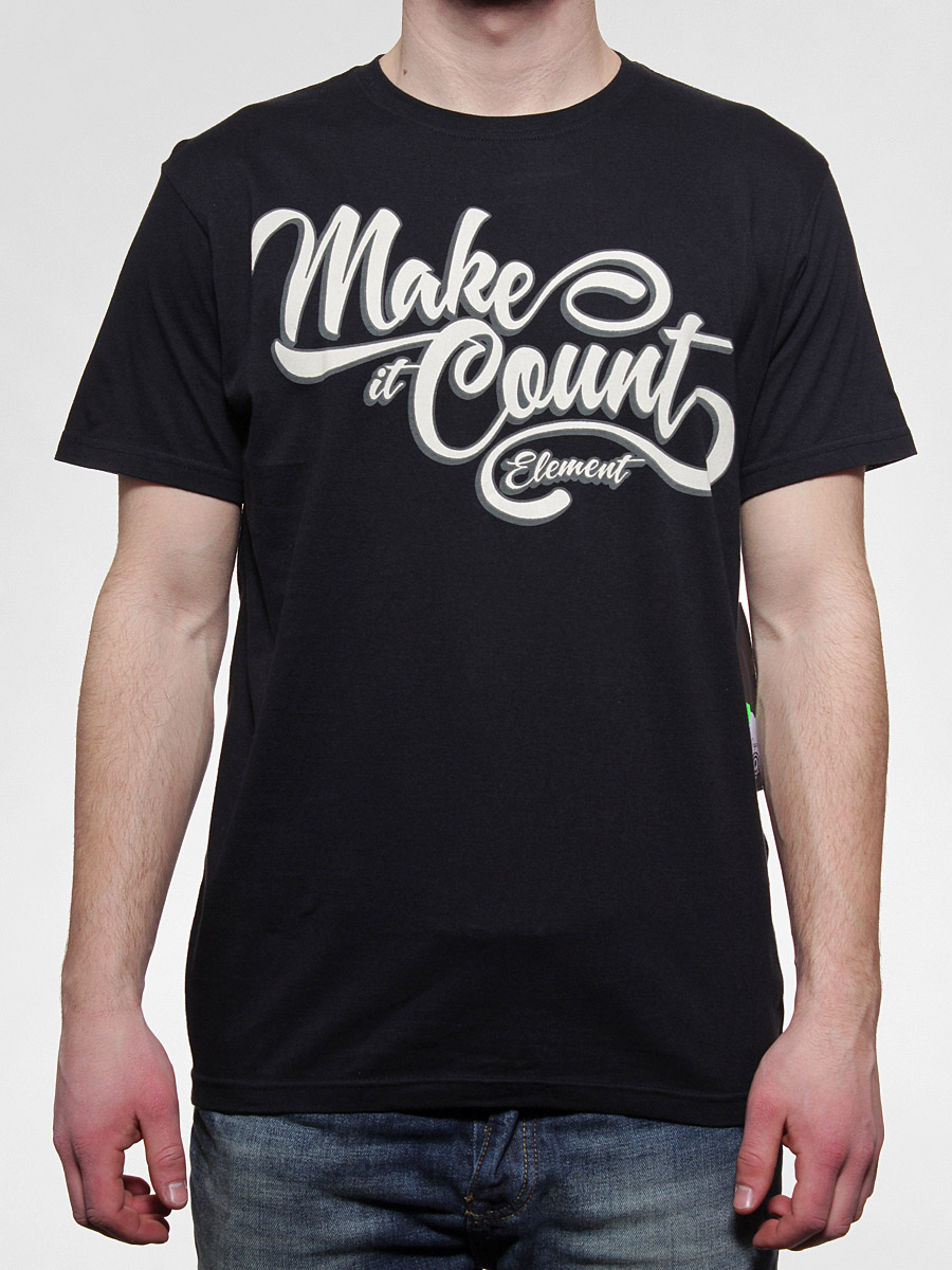T-Shirt Element Make It Count (black) 