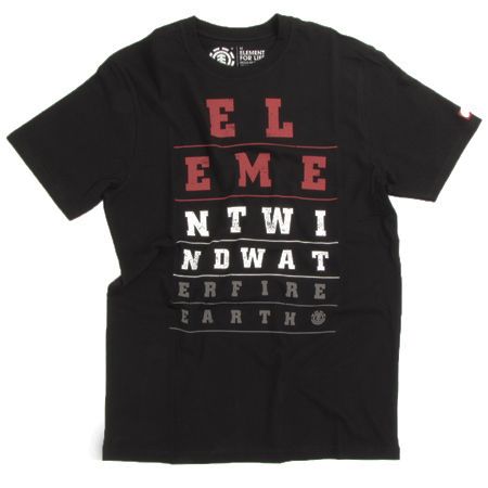 T-Shirt Element Chart (black)