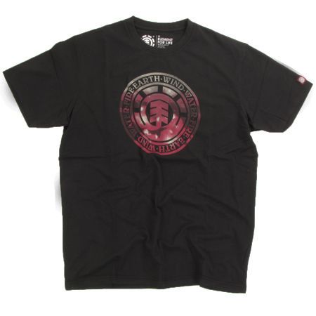 T-Shirt Element Cloudy (black) 
