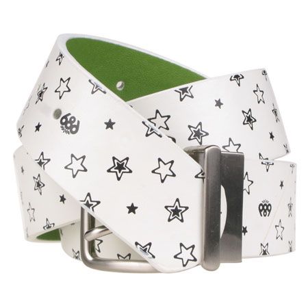 Pasek 686 Starflake Reversible Belt Wmn (white)