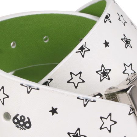 Pasek 686 Starflake Reversible Belt Wmn (white)