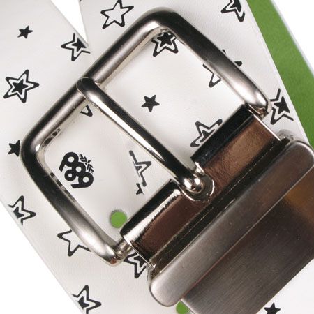 Pasek 686 Starflake Reversible Belt Wmn (white)