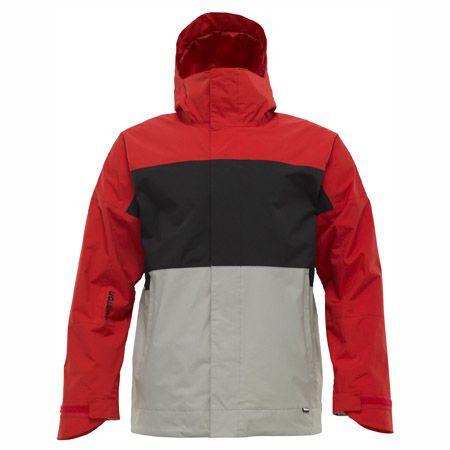 Męska Kurtka snowboardowa Burton Launch (cardinal / true black / iron gray)