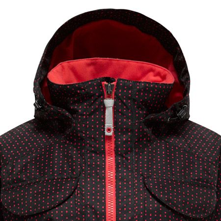 Damska Kurtka snowboardowa Burton Theory (true black dot com print)