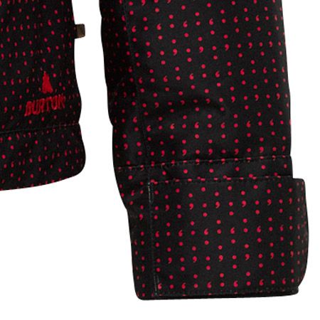 Damska Kurtka snowboardowa Burton Theory (true black dot com print)