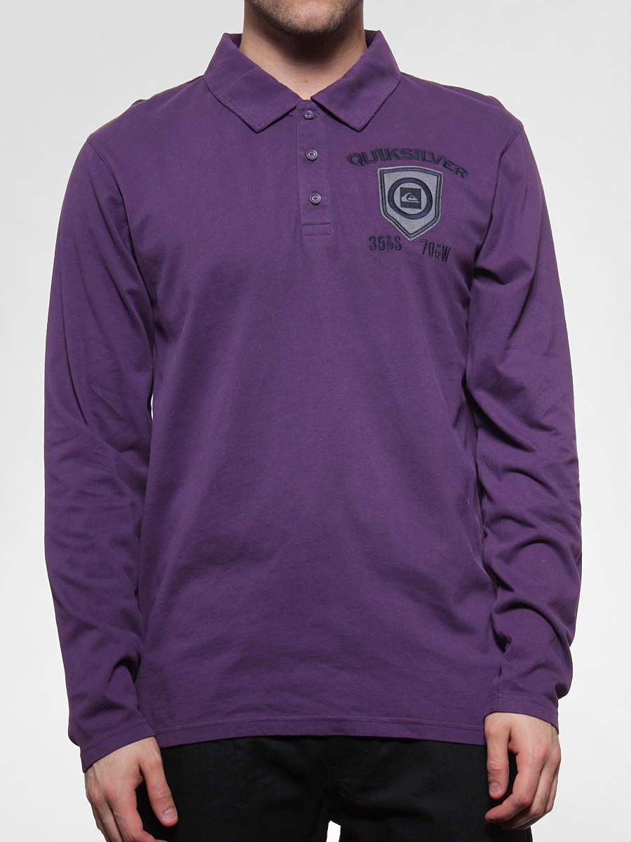 Longsleeve polo Quiksilver KKMJE122 (morera)