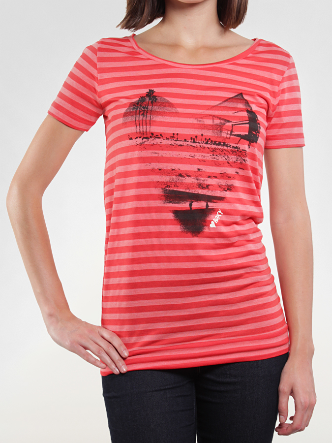 Koszulka Roxy Love Your Beach 972 Wmn (poppy red)