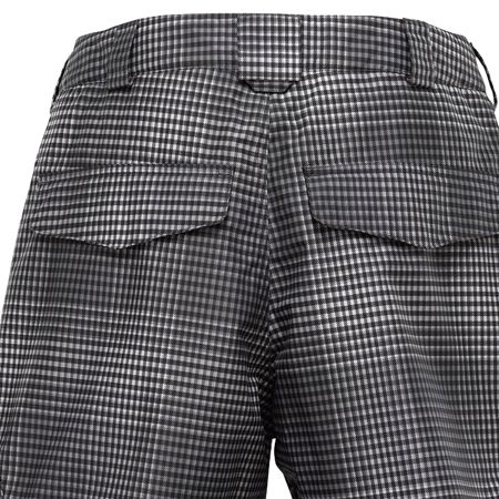 Męskie Spodnie snowboardowe Burton Poacher Insulated (true black gingham fade)