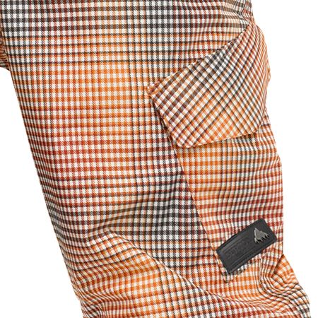 Męskie Spodnie snowboardowe Burton Poacher Insulated (bitters gingham fade)