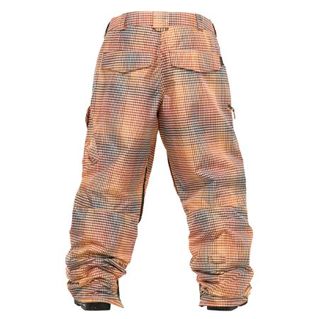 Męskie Spodnie snowboardowe Burton Poacher Insulated (bitters gingham fade)