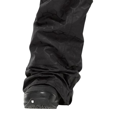 Męskie Spodnie snowboardowe Burton Vent (true black honeycomb jacquard)