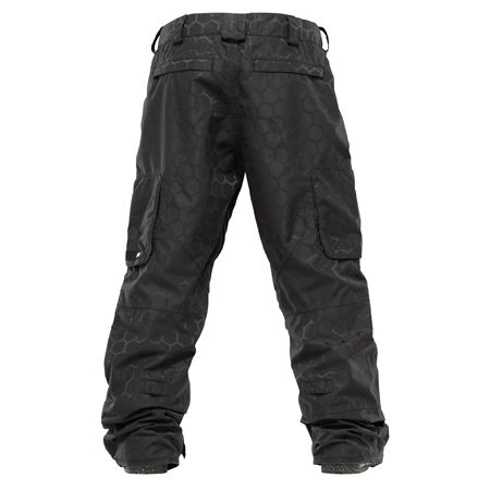 Męskie Spodnie snowboardowe Burton Vent (true black honeycomb jacquard)