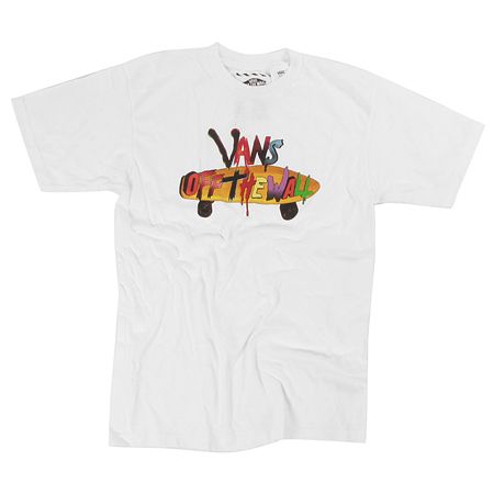 T-Shirt Vans Horror Font (white)