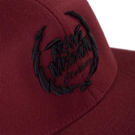 Czapka z daszkiem Transmission Fullcap (bordowa)