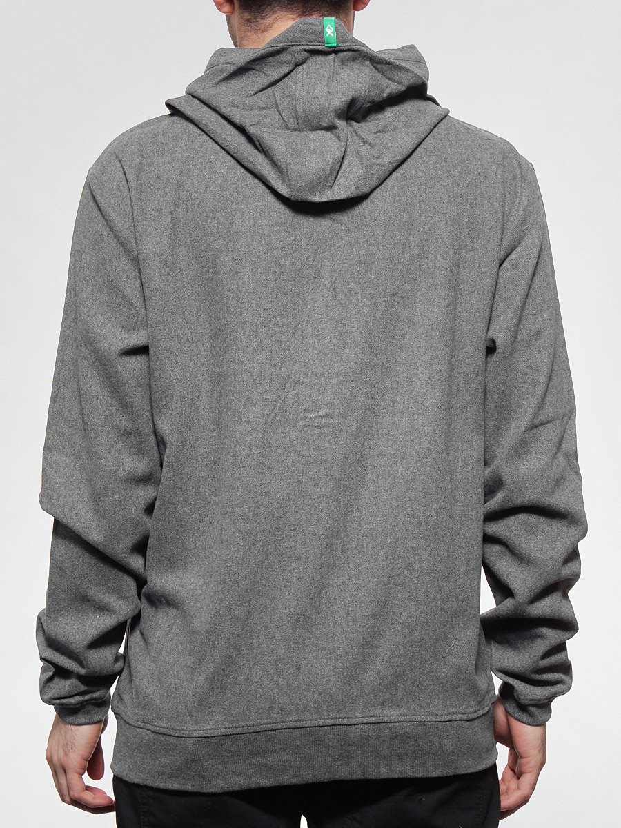 Bluza z kapturem Fenix Baseball ZHD (szary melanż)