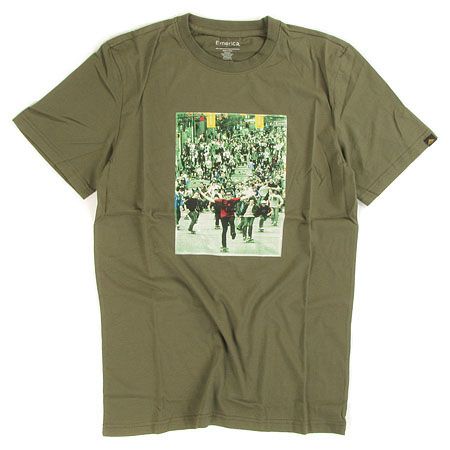 T-Shirt Emerica Backside Mobbin S/S (military)