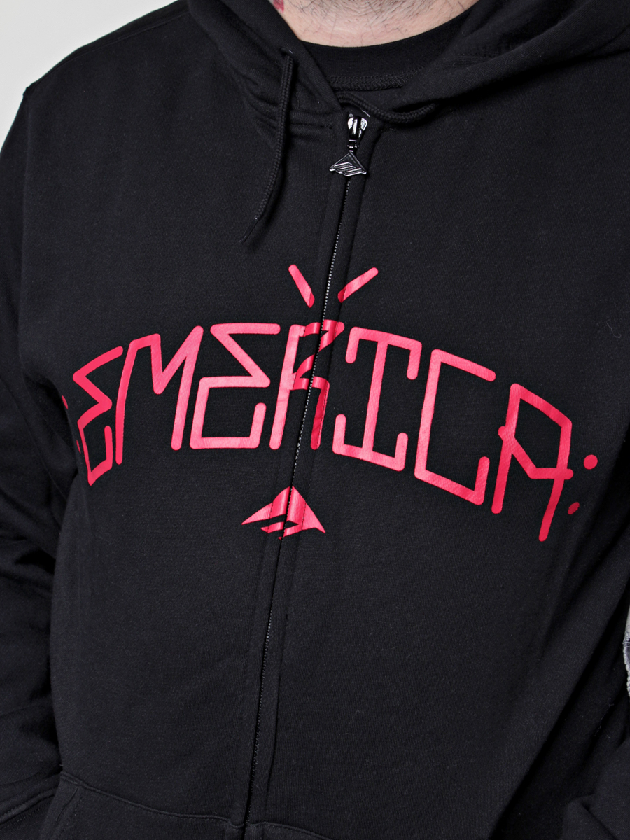 Bluza z kapturem Emerica Post Up Zip (black)