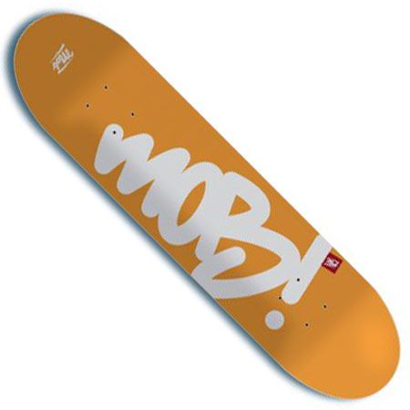 Deck Mob Skateboards Team „MobTag“ Orange 7,5