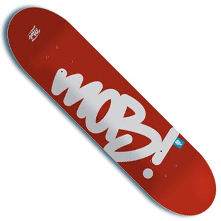 Deck Mob Skateboards Team „MobTag“ Red 8.0''