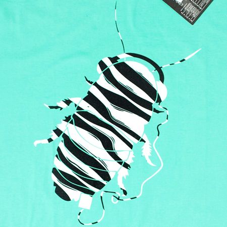 T-Shirt Intruz Zebra Camo (mięta)