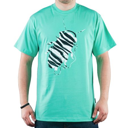 T-Shirt Intruz Zebra Camo (mięta)