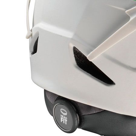 Męski Kask ochronny Head Crest (white/green) - 320321