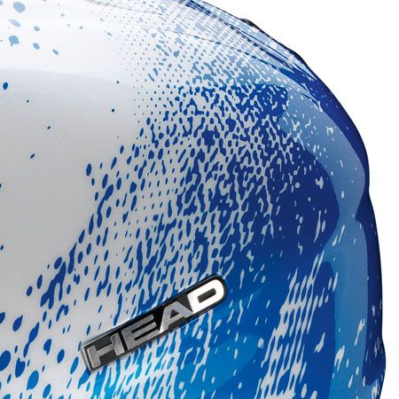 Męski Kask ochronny Head Rebel (blue/white) - 324641