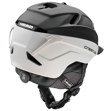 Męski Kask ochronny Head Crest Brim (black/white) - 320121