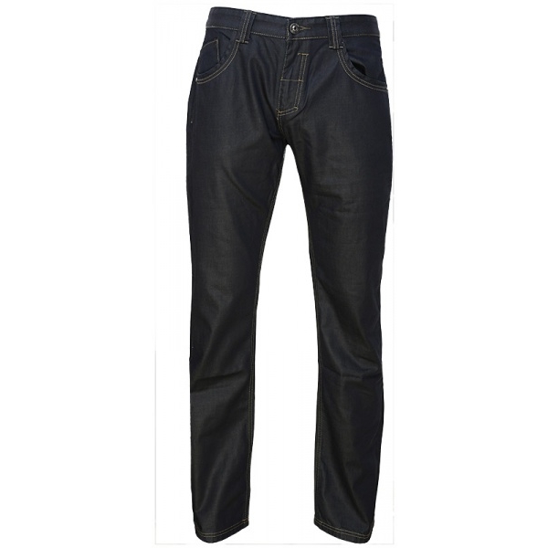 Spodnie jeansowe męskie FOB SPMJ003 (ciemny jeans)